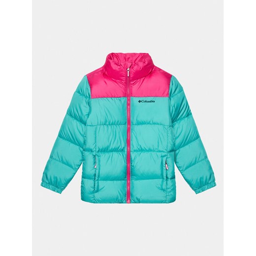 Columbia Kurtka zimowa Puffect™ Jacket Zielony Regular Fit ze sklepu MODIVO w kategorii Kurtki dziewczęce - zdjęcie 182705369