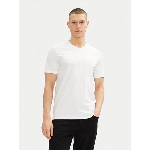 Calvin Klein Jeans T-Shirt LV040HM298 Biały Regular Fit ze sklepu MODIVO w kategorii T-shirty męskie - zdjęcie 182705486