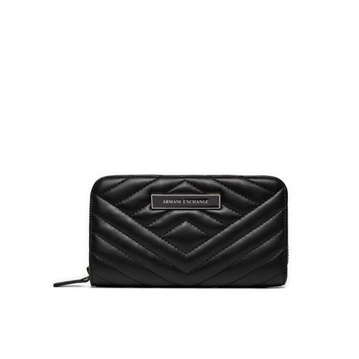 Armani Exchange Duży Portfel Damski 948068 4R742 00020 Czarny ze sklepu MODIVO w kategorii Portfele damskie - zdjęcie 182705518