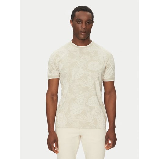 Liu Jo T-Shirt QA5181 J7734 Beżowy Regular Fit ze sklepu MODIVO w kategorii T-shirty męskie - zdjęcie 182705538