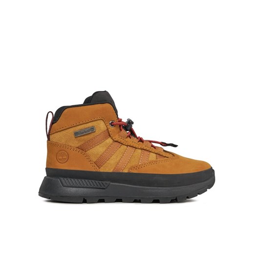 Timberland Trzewiki Euro Trekker Mid Leather TB0A65RV2311 Brązowy ze sklepu MODIVO w kategorii Buty zimowe dziecięce - zdjęcie 182705548