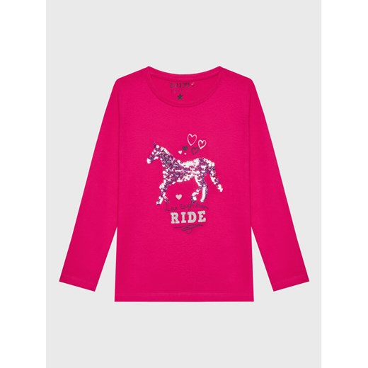 Blue Seven Bluzka 750692 Różowy Regular Fit ze sklepu MODIVO w kategorii Bluzki dziewczęce - zdjęcie 182705609