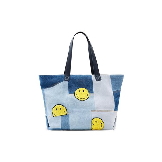 Desigual Torebka 23SAXD03 Niebieski ze sklepu MODIVO w kategorii Torby Shopper bag - zdjęcie 182705618