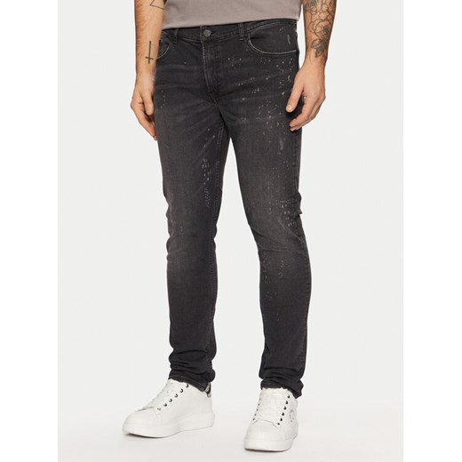 KARL LAGERFELD Jeansy 265801 551832 Czarny Slim Fit ze sklepu MODIVO w kategorii Jeansy męskie - zdjęcie 182705636