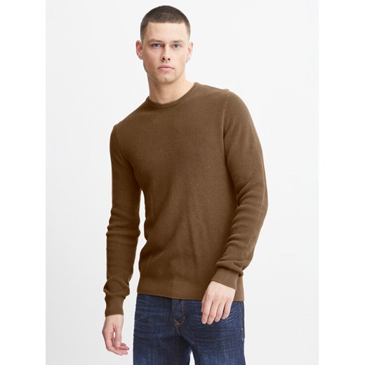 Blend Sweter 20714336 Brązowy Regular Fit ze sklepu MODIVO w kategorii Swetry męskie - zdjęcie 182705675