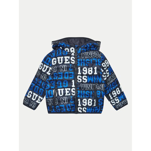 Guess Kurtka puchowa N4YL05 WB310 Kolorowy Regular Fit ze sklepu MODIVO w kategorii Kurtki chłopięce - zdjęcie 182705699