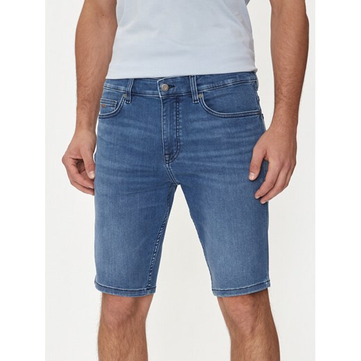 BOSS Szorty jeansowe 50513488 Niebieski Slim Fit ze sklepu MODIVO w kategorii Spodenki męskie - zdjęcie 182705708