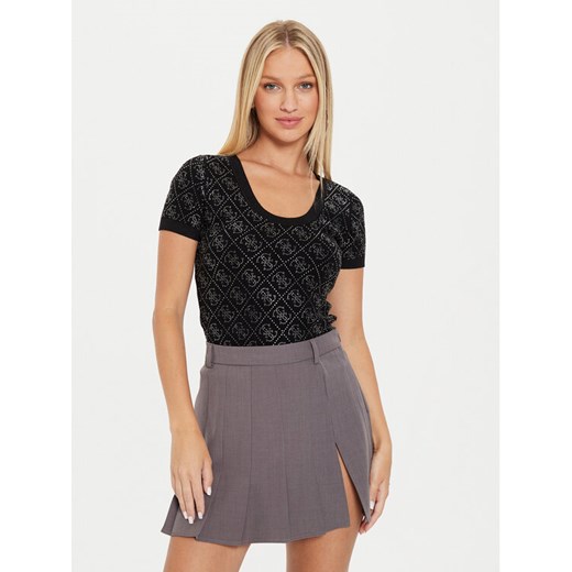 Guess Sweter Paige W4YR66 Z3FN0 Czarny Slim Fit Guess XL MODIVO