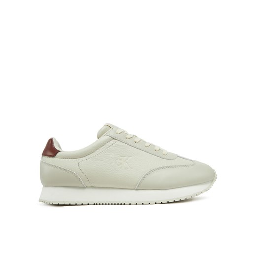 Calvin Klein Jeans Sneakersy Runner Laceup Tc YM0YM01187 Beżowy ze sklepu MODIVO w kategorii Buty sportowe męskie - zdjęcie 182705758