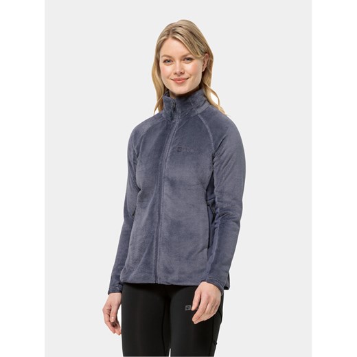 Jack Wolfskin Polar Rotwand Fz 1711421 Granatowy Regular Fit ze sklepu MODIVO w kategorii Bluzy damskie - zdjęcie 182705815