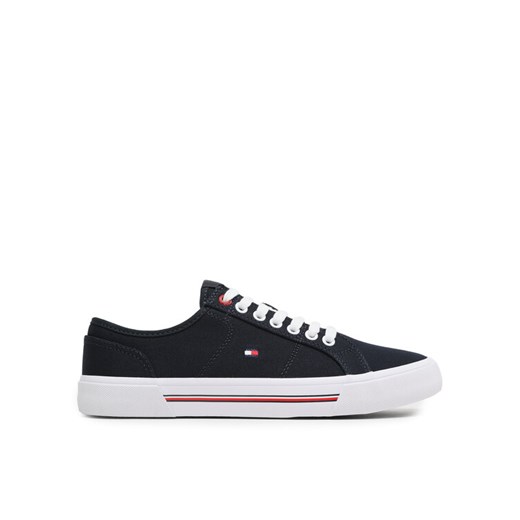 Tommy Hilfiger Tenisówki Core Corporate Vulc Canvas FM0FM04560 Granatowy ze sklepu MODIVO w kategorii Trampki męskie - zdjęcie 182705836