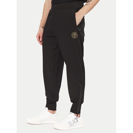 EA7 Emporio Armani Spodnie dresowe 7M000261 AF13526 UC001 Czarny Regular Fit ze sklepu MODIVO w kategorii Spodnie męskie - zdjęcie 182705877