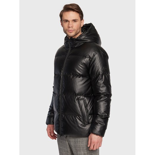 KARL LAGERFELD Kurtka z imitacji skóry 505045 524549 Czarny Regular Fit ze sklepu MODIVO w kategorii Kurtki męskie - zdjęcie 182705925