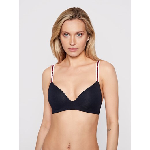 Tommy Hilfiger Biustonosz bezfiszbinowy Lighty Lined UW0UW02413 Granatowy ze sklepu MODIVO w kategorii Biustonosze - zdjęcie 182706016