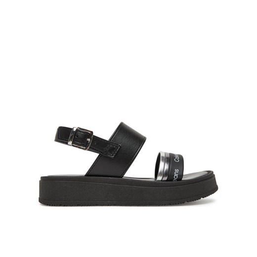 Calvin Klein Jeans Sandały V4A2-82053-0371X M Czarny ze sklepu MODIVO w kategorii Sandały dziecięce - zdjęcie 182706038