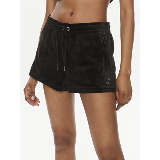 Juicy Couture Szorty sportowe Tamia JCWH121001 Czarny Regular Fit ze sklepu MODIVO w kategorii Szorty - zdjęcie 182706129