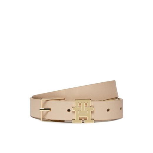 Tommy Hilfiger Pasek Damski Th Monogram 2.5 AW0AW15763 Biały ze sklepu MODIVO w kategorii Paski damskie - zdjęcie 182706158