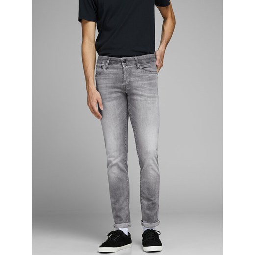 Jack&Jones Jeansy Glenn 12147024 Szary Slim Fit ze sklepu MODIVO w kategorii Jeansy męskie - zdjęcie 182706196