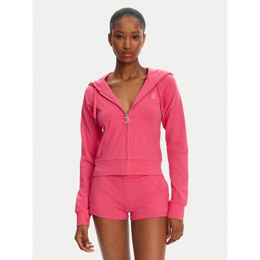 Juicy Couture Bluza Ola JCWAS125310 Różowy Slim Fit ze sklepu MODIVO w kategorii Bluzy damskie - zdjęcie 182706205
