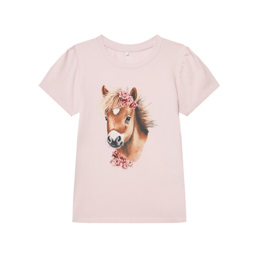 NAME IT T-Shirt Hani 13243178 Różowy Standard Fit ze sklepu MODIVO w kategorii Bluzki dziewczęce - zdjęcie 182706248