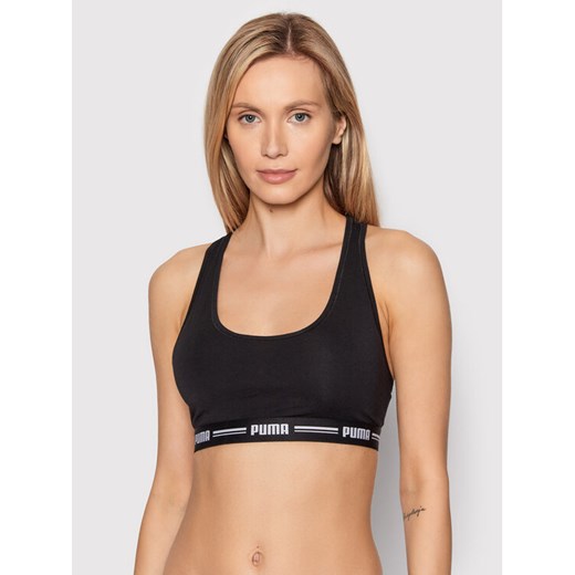 Puma Biustonosz top Racer Back 907862 Czarny ze sklepu MODIVO w kategorii Biustonosze - zdjęcie 182706257