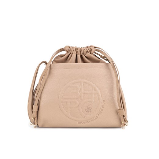 Beverly Hills Polo Club Torebka BHPC-K-042-06 Beżowy ze sklepu MODIVO w kategorii Listonoszki - zdjęcie 182706297