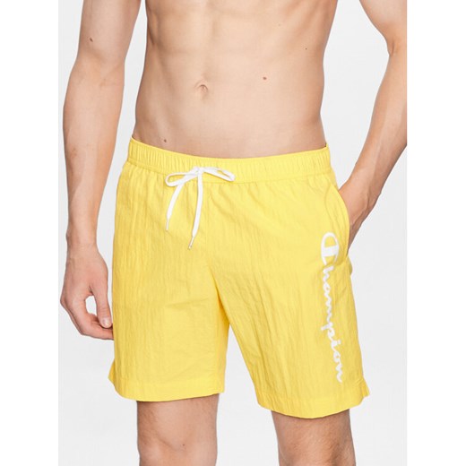 Champion Szorty kąpielowe 216068 Żółty Regular Fit ze sklepu MODIVO w kategorii Kąpielówki - zdjęcie 182706356