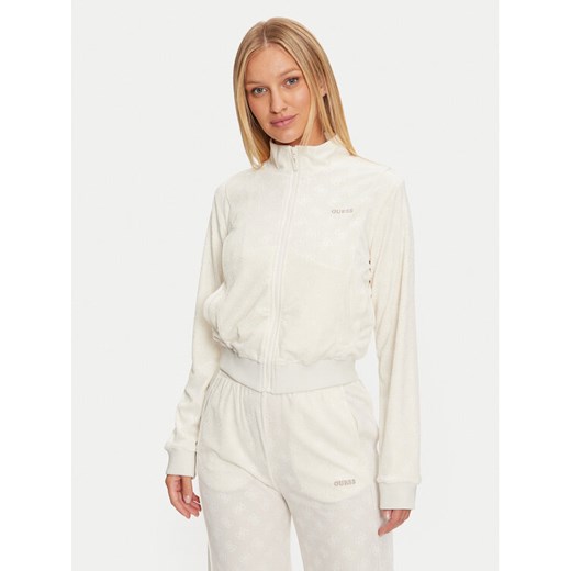 Guess Bluza V4BQ04 KCHS2 Écru Regular Fit ze sklepu MODIVO w kategorii Bluzy damskie - zdjęcie 182706379