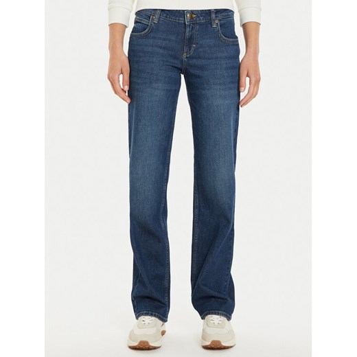 Lee Jeansy Zoe 112355524 Niebieski Straight Fit ze sklepu MODIVO w kategorii Jeansy damskie - zdjęcie 182706437