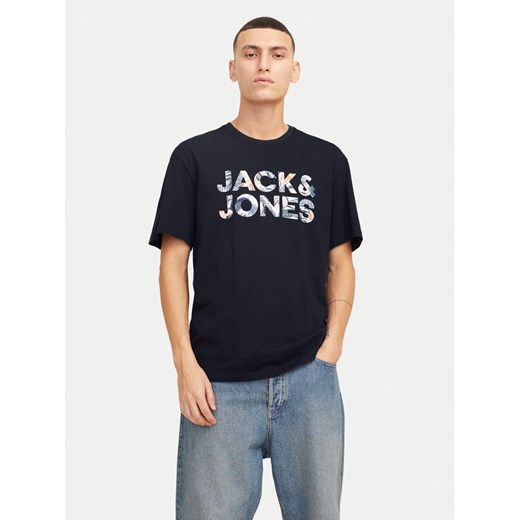 Jack&Jones T-Shirt Bryan 12268127 Granatowy Relaxed Fit ze sklepu MODIVO w kategorii T-shirty męskie - zdjęcie 182706455