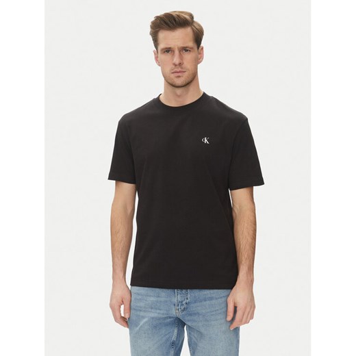 Calvin Klein Jeans T-Shirt Painted J30J327523 Czarny Regular Fit ze sklepu MODIVO w kategorii T-shirty męskie - zdjęcie 182706487