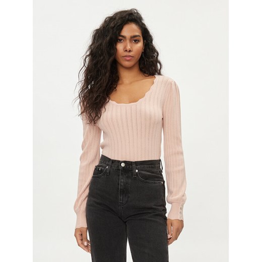 ONLY Sweter Meddi 15311544 Różowy Regular Fit ze sklepu MODIVO w kategorii Swetry damskie - zdjęcie 182706505