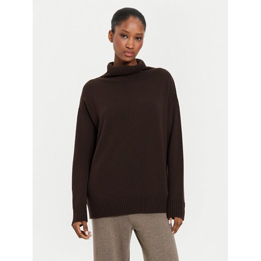 Max Mara Leisure Golf Superbo 2426366148 Brązowy Relaxed Fit ze sklepu MODIVO w kategorii Swetry damskie - zdjęcie 182706529