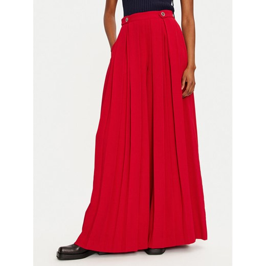 TWINSET Spodnie palazzo 242TT2172 Czerwony Wide Leg Twinset 40 MODIVO