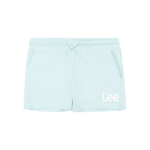 Lee Szorty sportowe Wobbly Graphic LEG5092 Niebieski Regular Fit ze sklepu MODIVO w kategorii Spodenki dziewczęce - zdjęcie 182706609