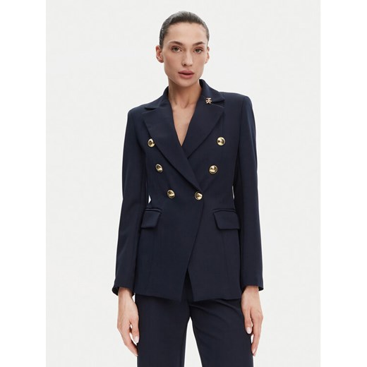 Maryley Marynarka 25EB139/43BL Granatowy Regular Fit ze sklepu MODIVO w kategorii Marynarki damskie - zdjęcie 182706617