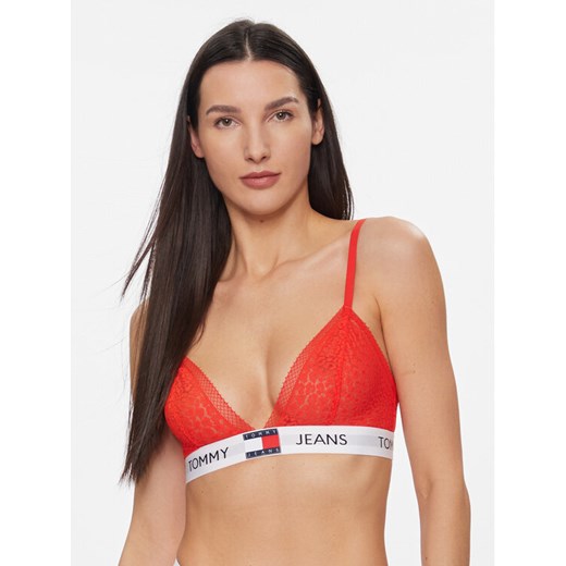 Tommy Jeans Biustonosz braletka UW0UW05156 Czerwony ze sklepu MODIVO w kategorii Biustonosze - zdjęcie 182706638