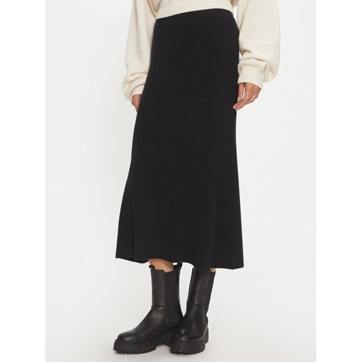 Calvin Klein Spódnica midi K20K207688 Czarny Regular Fit ze sklepu MODIVO w kategorii Spódnice - zdjęcie 182706736