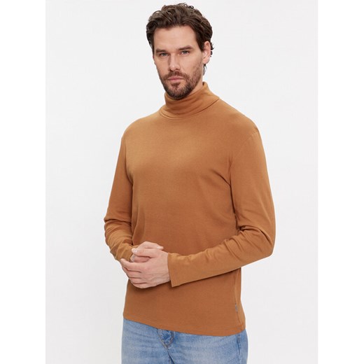 s.Oliver Golf 2135746 Brązowy Regular Fit ze sklepu MODIVO w kategorii Swetry męskie - zdjęcie 182706788