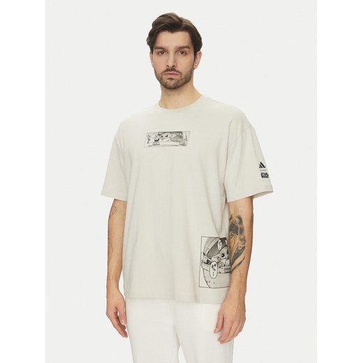 adidas T-Shirt Star Wars The Mandalorian JI5717 Beżowy Oversize ze sklepu MODIVO w kategorii T-shirty męskie - zdjęcie 182706839