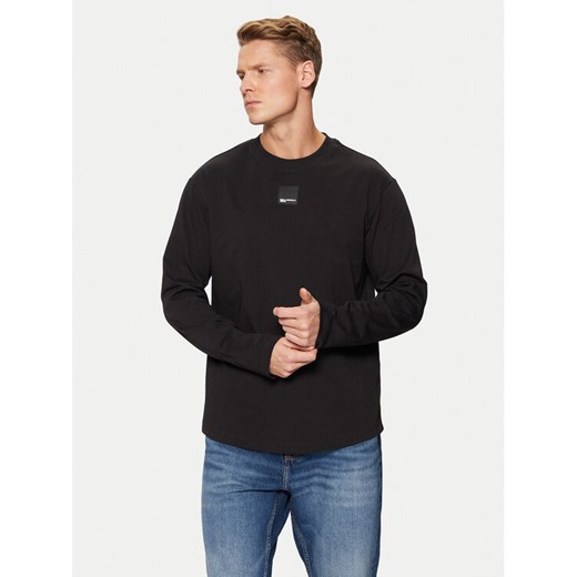 Karl Lagerfeld Jeans Longsleeve A1M17043 Czarny Regular Fit ze sklepu MODIVO w kategorii T-shirty męskie - zdjęcie 182706847