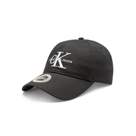 Calvin Klein Jeans Czapka z daszkiem Monogram K50K510061 Czarny ze sklepu MODIVO w kategorii Czapki z daszkiem męskie - zdjęcie 182706885