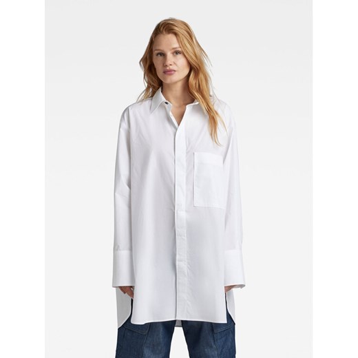 G-Star Raw Koszula D22492-4481-110 Biały Oversize ze sklepu MODIVO w kategorii Koszule damskie - zdjęcie 182706896