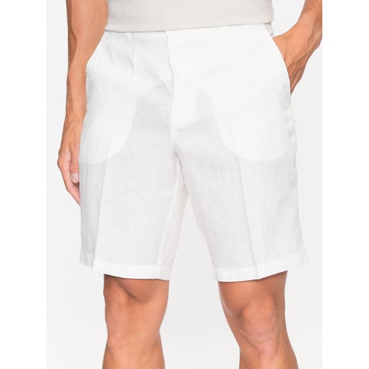 United Colors Of Benetton Szorty materiałowe 4AGH59548 Écru Regular Fit ze sklepu MODIVO w kategorii Spodenki męskie - zdjęcie 182706925
