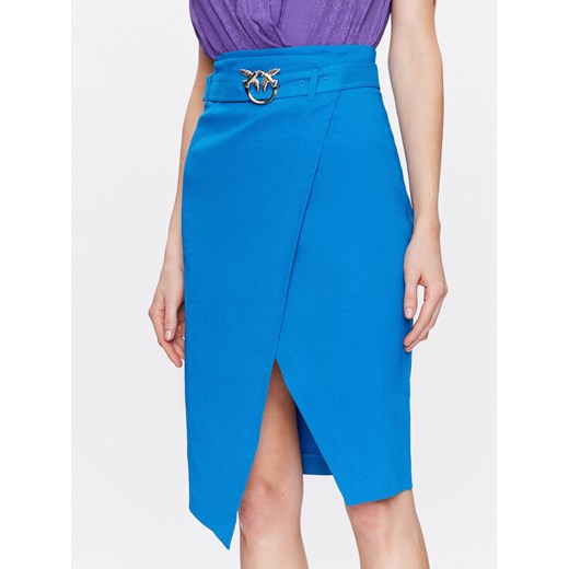 Pinko Spódnica ołówkowa Ivra 100444 A0LT Niebieski Slim Fit ze sklepu MODIVO w kategorii Spódnice - zdjęcie 182706945