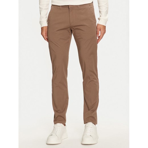 Marc O'Polo Chinosy 428 0189 10230 Beżowy Slim Fit ze sklepu MODIVO w kategorii Spodnie męskie - zdjęcie 182706967