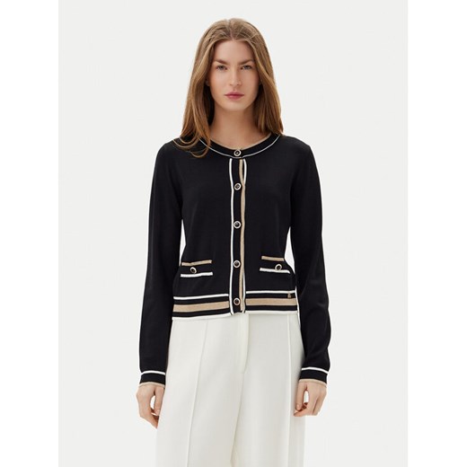 ARTIGLI Kardigan ACMA001909 Czarny Regular Fit ze sklepu MODIVO w kategorii Swetry damskie - zdjęcie 182706996