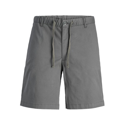 Jack&Jones Junior Szorty materiałowe Jaiden 12275013 Szary Loose Fit ze sklepu MODIVO w kategorii Spodenki chłopięce - zdjęcie 182707039