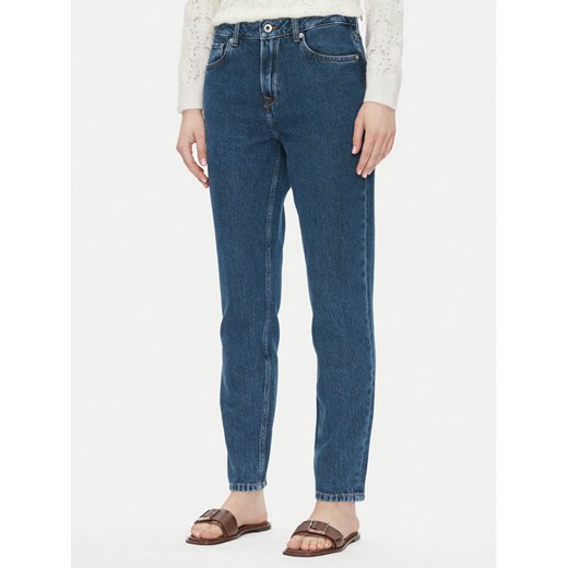 Pepe Jeans Jeansy PL204591 Granatowy Tapered Fit ze sklepu MODIVO w kategorii Jeansy damskie - zdjęcie 182707059