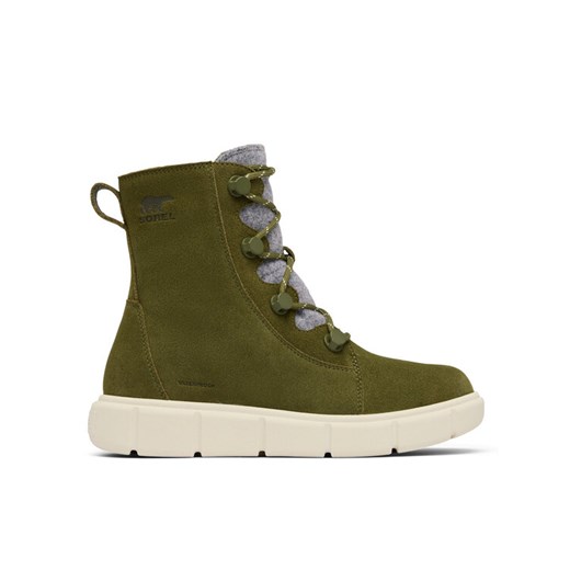 Sorel Botki Explorer™ III Joan Wp 2077951355 Zielony ze sklepu MODIVO w kategorii Botki - zdjęcie 182707196